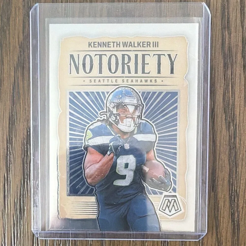 Panini Kenneth Walker III Seahawks Rookie 9-Card Lot 2023 Notoriety Numbers
